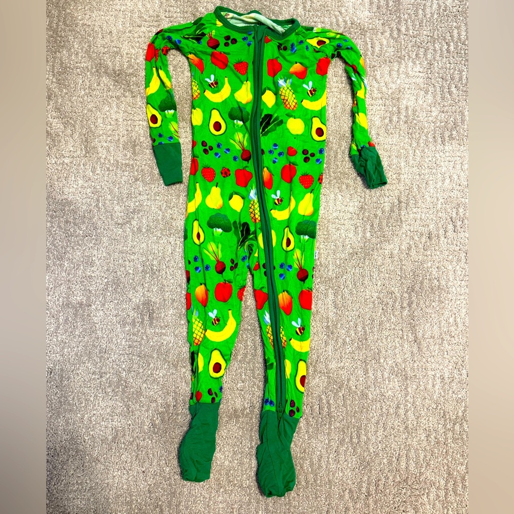 Little Sleepies Limited Edition Once Upon a Farm Bamboo Zippy 18-24M | EUC